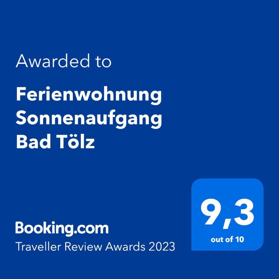 Ferienwohnung Sonnenaufgang Bad Toelz المظهر الخارجي الصورة