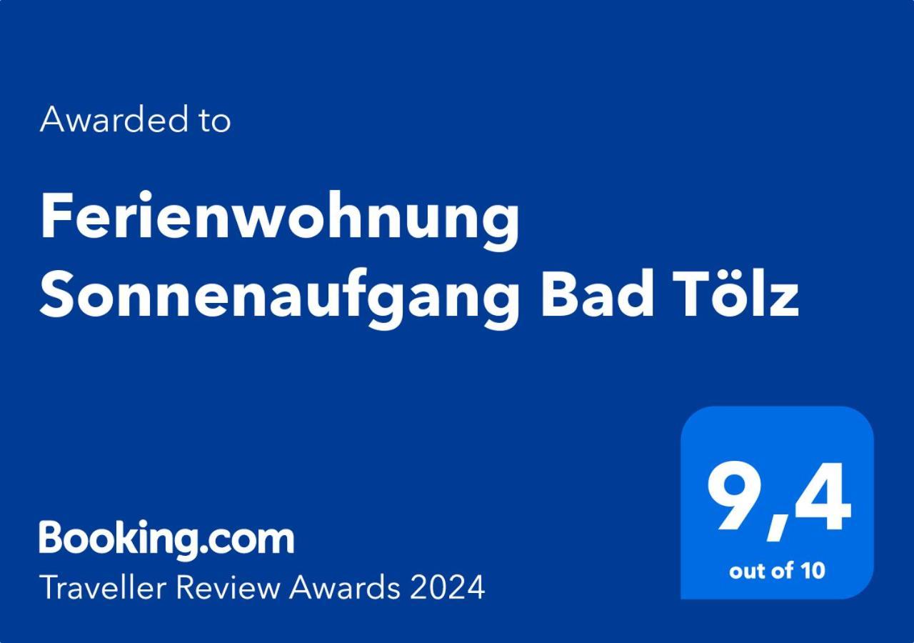 Ferienwohnung Sonnenaufgang Bad Toelz المظهر الخارجي الصورة